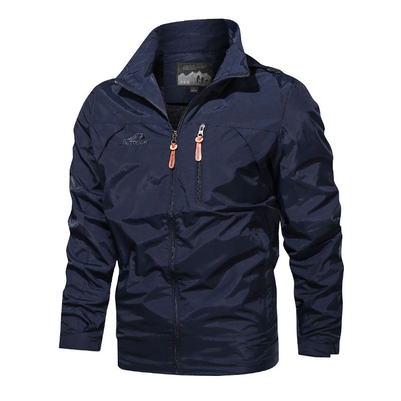 Winter Men Jacket Coat Cotton Windbreaker Hoodie Winter Jacket Men With Zipper Coats