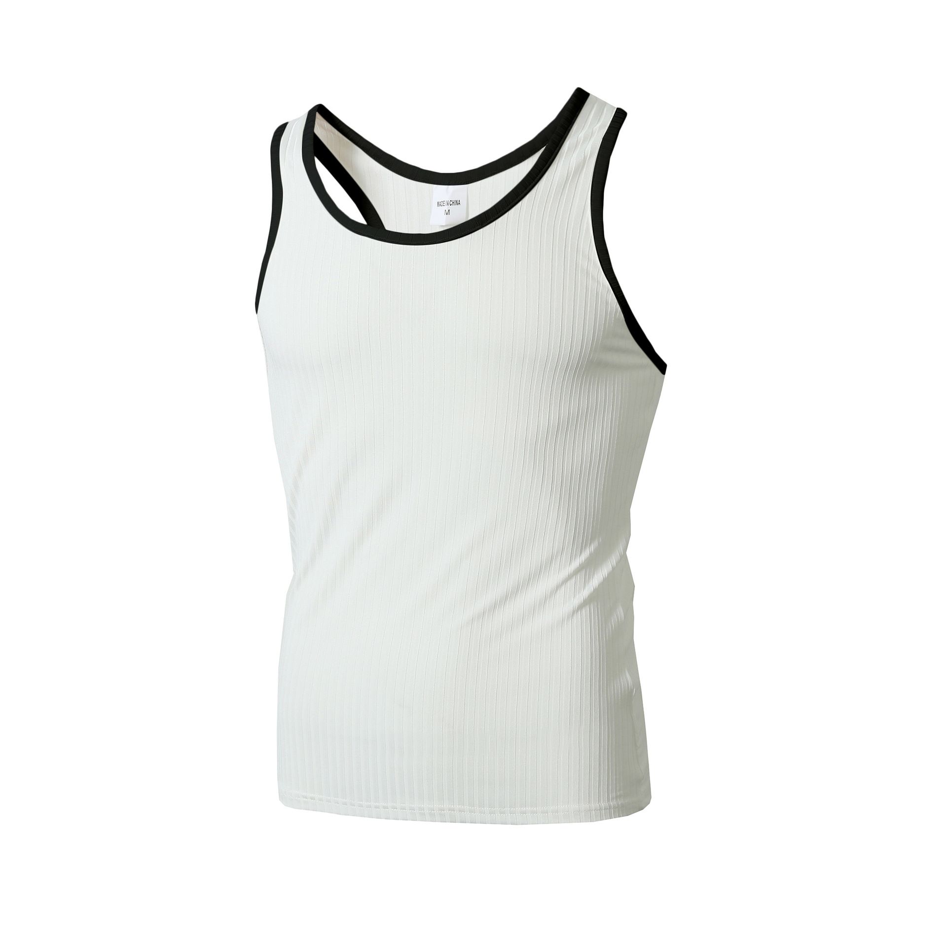 Summer Quick Dry Breathable Fitness Slim vest men's lightweight simple vestT-Shirts