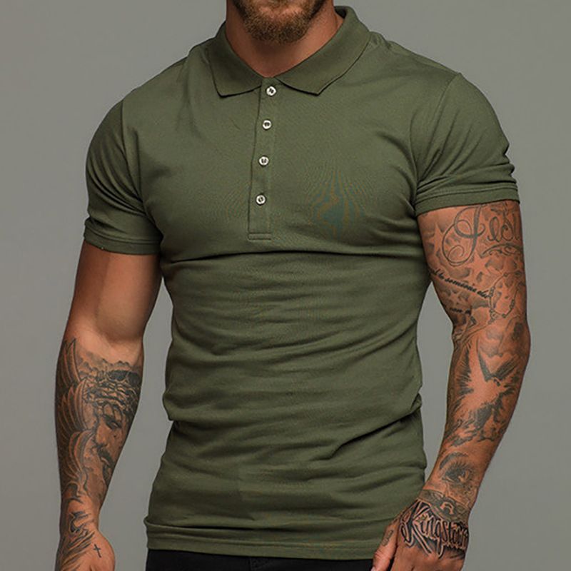 Men's Short Sleeve Collared Custom Fit Mesh Polo Shirt All Color Available T-Shirts