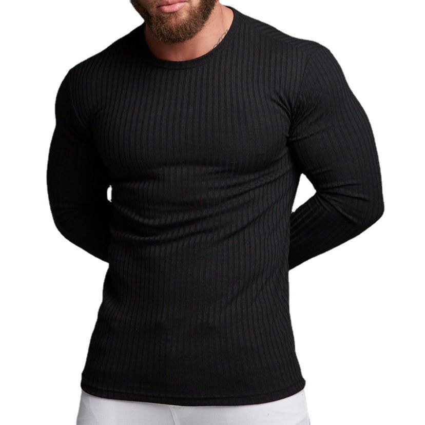 High Quality Custom screen printing t shirt Logo Plain Cotton Blend Round Neck Sportswear design Long Sleeve men T Shirt