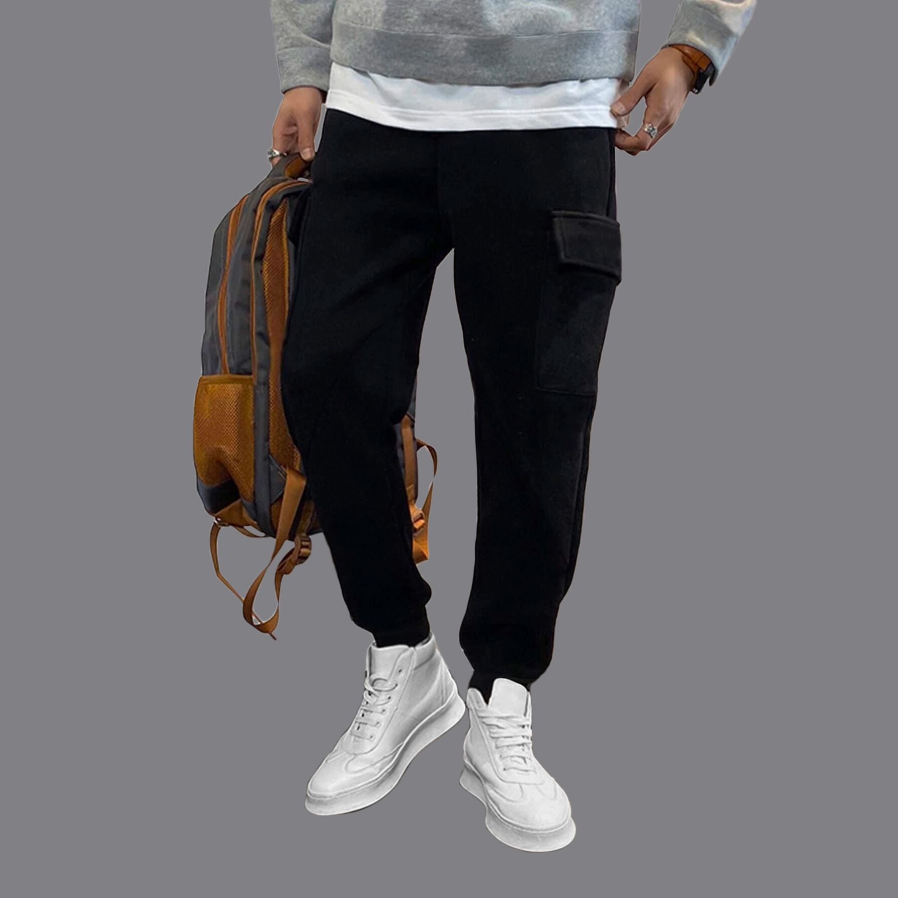 High Fashion Pants Gym Fitness Long Pants Mens Casual Sweatpants Baggy Jogger Trousers Casual