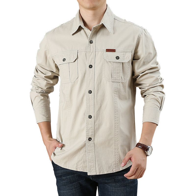 Men's Full Sleeve Tactical Cotton Shirt Men short POLO Sport Uniform Hiking Climbing Hunting Outdoor Casual Formal Dress tee   Coats