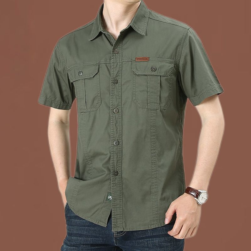 Men's Full Sleeve Tactical Cotton Shirt Men short POLO Sport Uniform Hiking Climbing Hunting Outdoor Casual Formal Dress tee   Coats