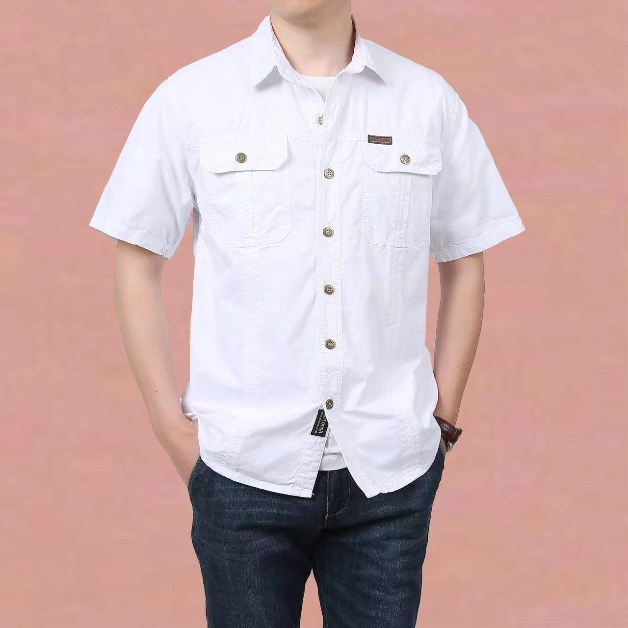 Men's Full Sleeve Tactical Cotton Shirt Men short POLO Sport Uniform Hiking Climbing Hunting Outdoor Casual Formal Dress tee   Coats