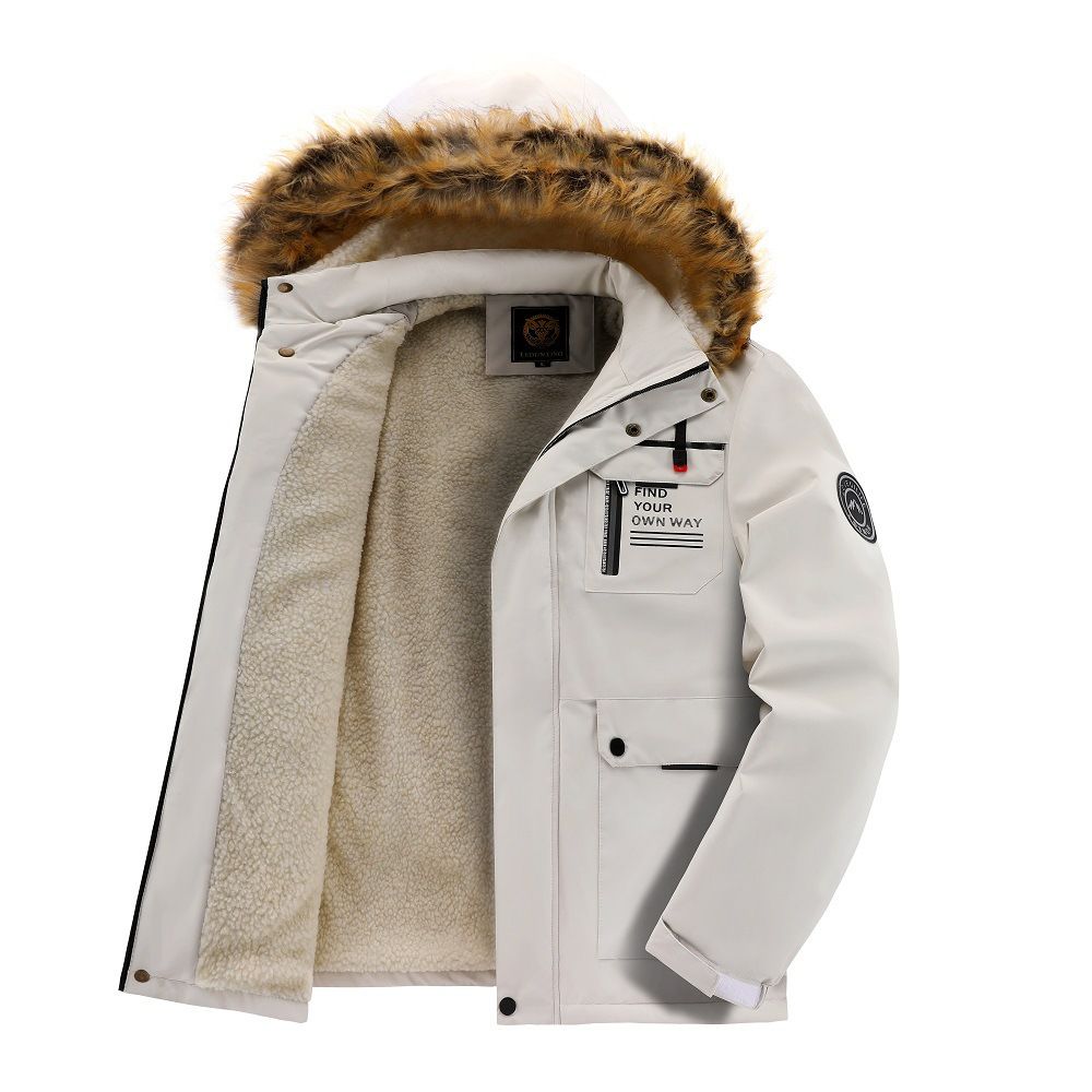Fashion Men's Casual Windbreaker Jackets Hooded Jacket Man Waterproof Outdoor Soft Winter Coat Clothing Warm Plus size Coats
