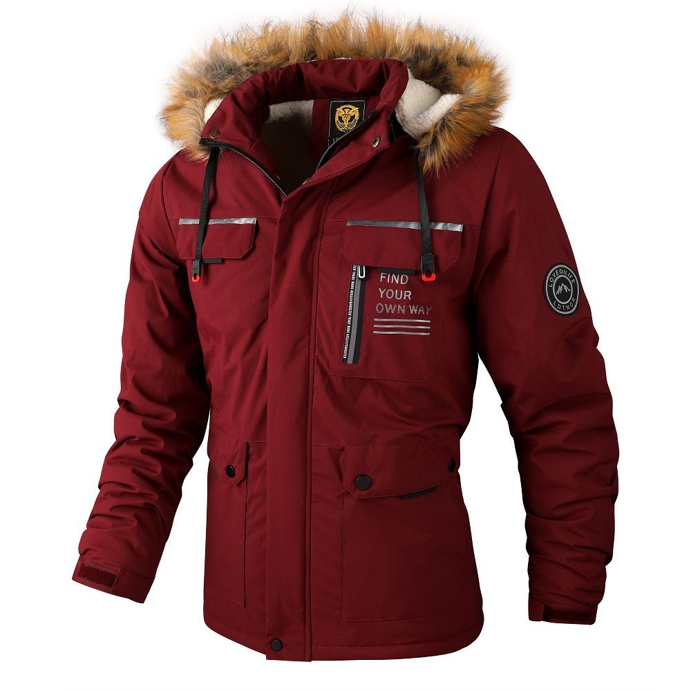 Fashion Men's Casual Windbreaker Jackets Hooded Jacket Man Waterproof Outdoor Soft Winter Coat Clothing Warm Plus size Coats