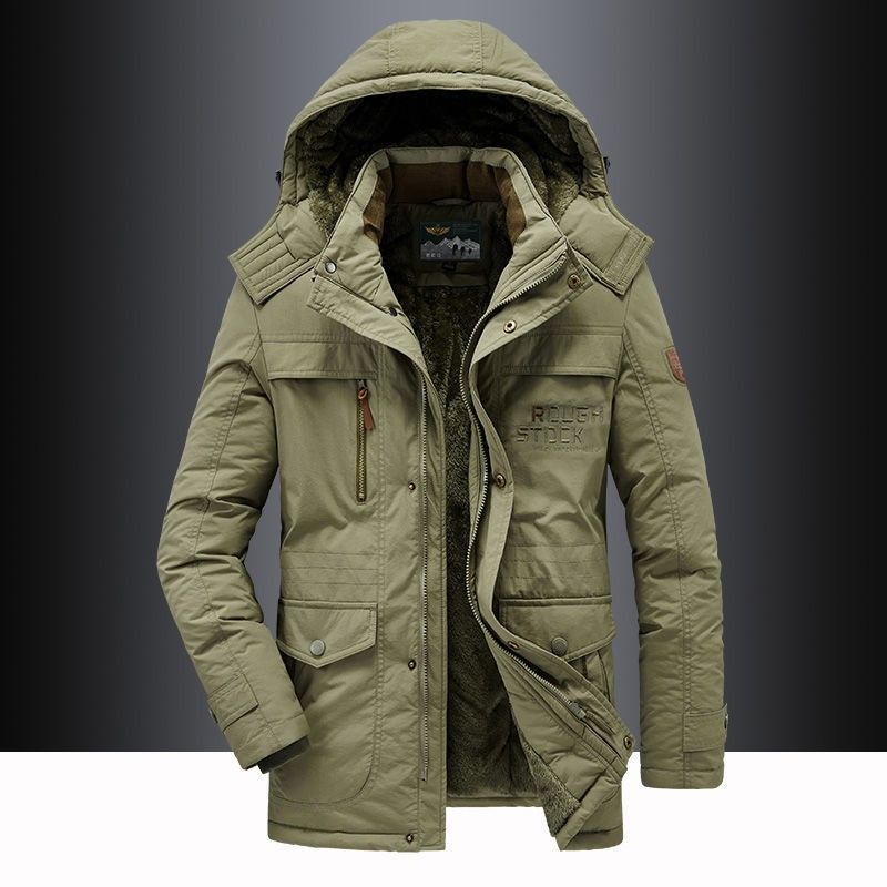 Fashion Men's Casual Windbreaker Jackets Hooded Jacket Man Waterproof Outdoor Soft Winter Coat Clothing Warm Plus size Coats