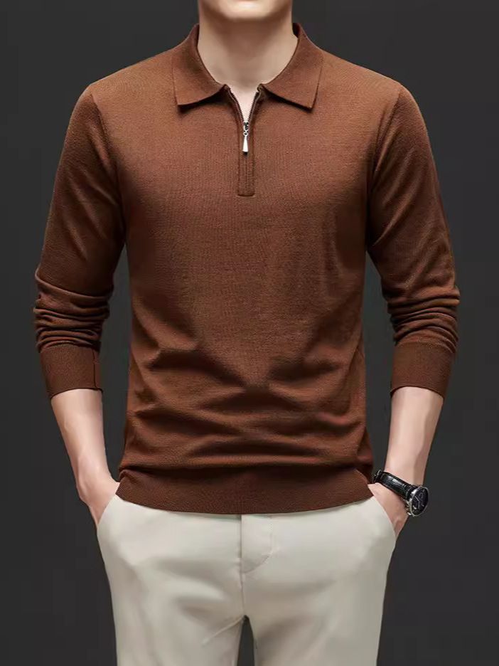 Cotton Mens Golf Polo Shirt Polo Blank Embroidered High Quality Camisas Polyester Men  Sweatshirts