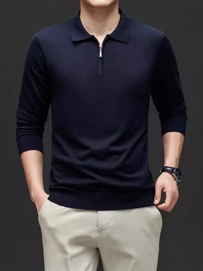 Cotton Mens Golf Polo Shirt Polo Blank Embroidered High Quality Camisas Polyester Men  Sweatshirts