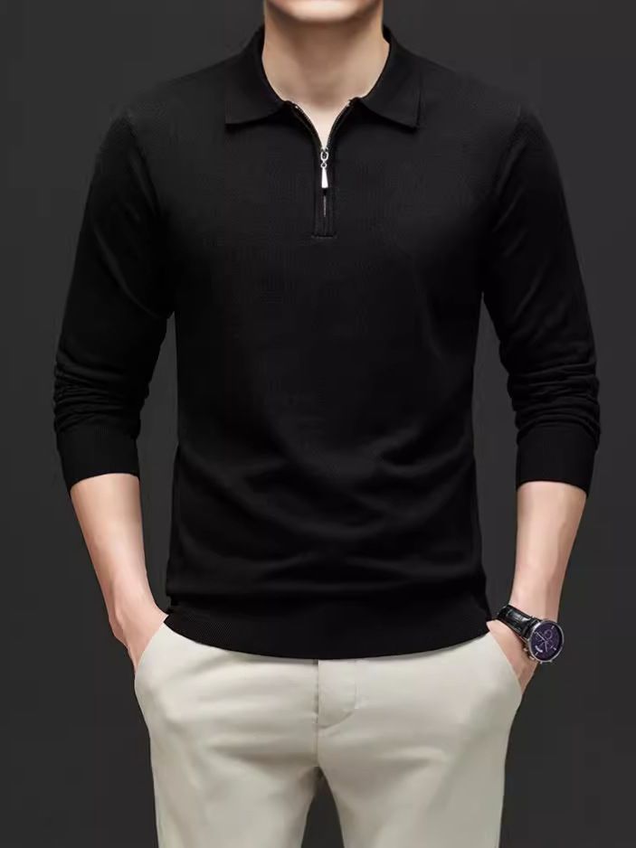 Cotton Mens Golf Polo Shirt Polo Blank Embroidered High Quality Camisas Polyester Men  Sweatshirts