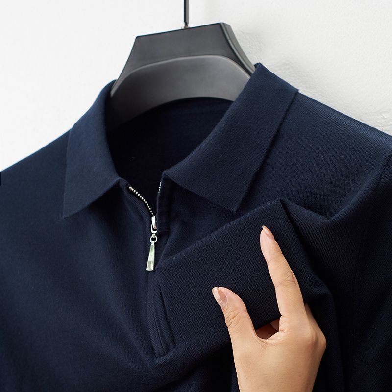 Cotton Mens Golf Polo Shirt Polo Blank Embroidered High Quality Camisas Polyester Men  Sweatshirts