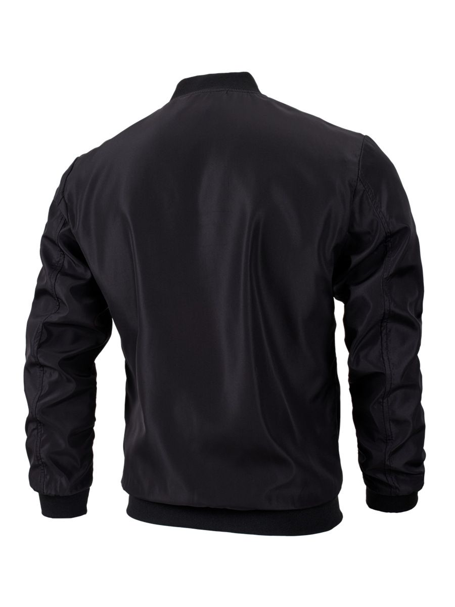 Wholesale High Quality autumn and winter men's casual jacket thin section wholesale men's jacket solid color bomber jacket