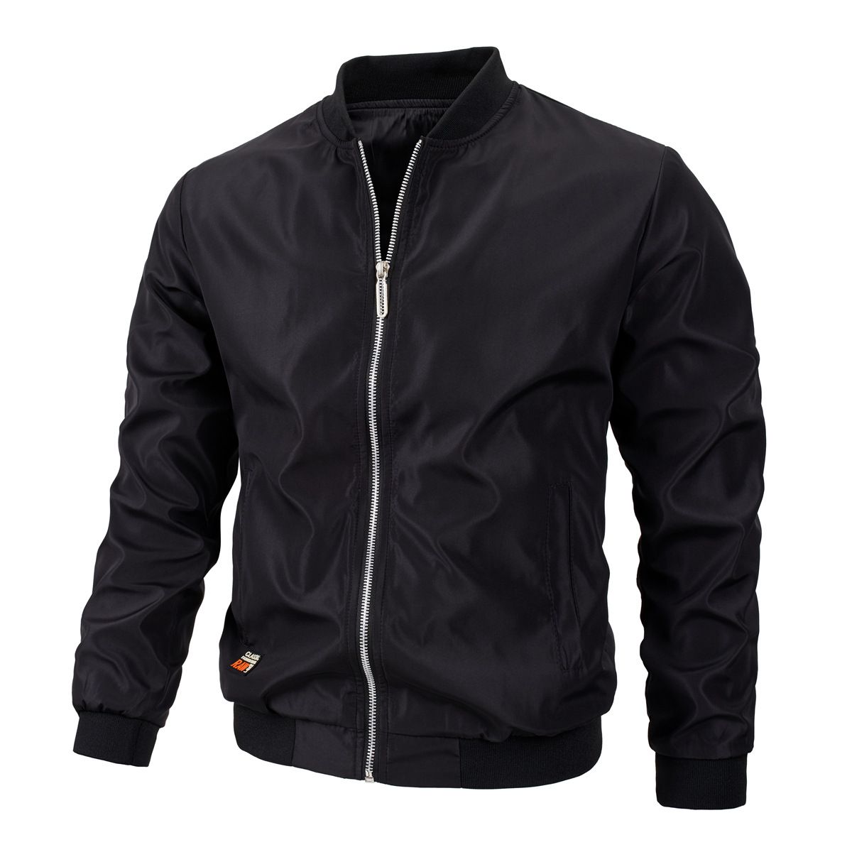 Wholesale High Quality autumn and winter men's casual jacket thin section wholesale men's jacket solid color bomber jacket