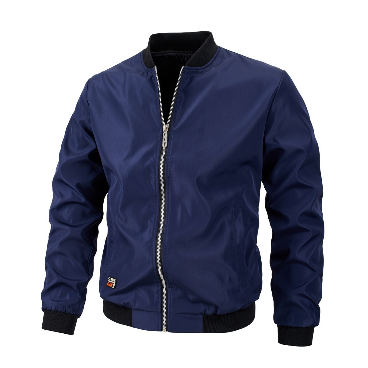 Wholesale High Quality autumn and winter men's casual jacket thin section wholesale men's jacket solid color bomber jacket