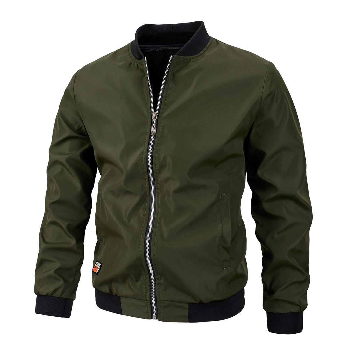 Wholesale High Quality autumn and winter men's casual jacket thin section wholesale men's jacket solid color bomber jacket