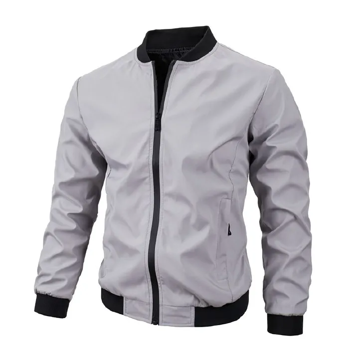 Custom Men's Jacket Windproof Autumn Long Sleeve Casual Jacket Coat Baseball Bomber Jackets