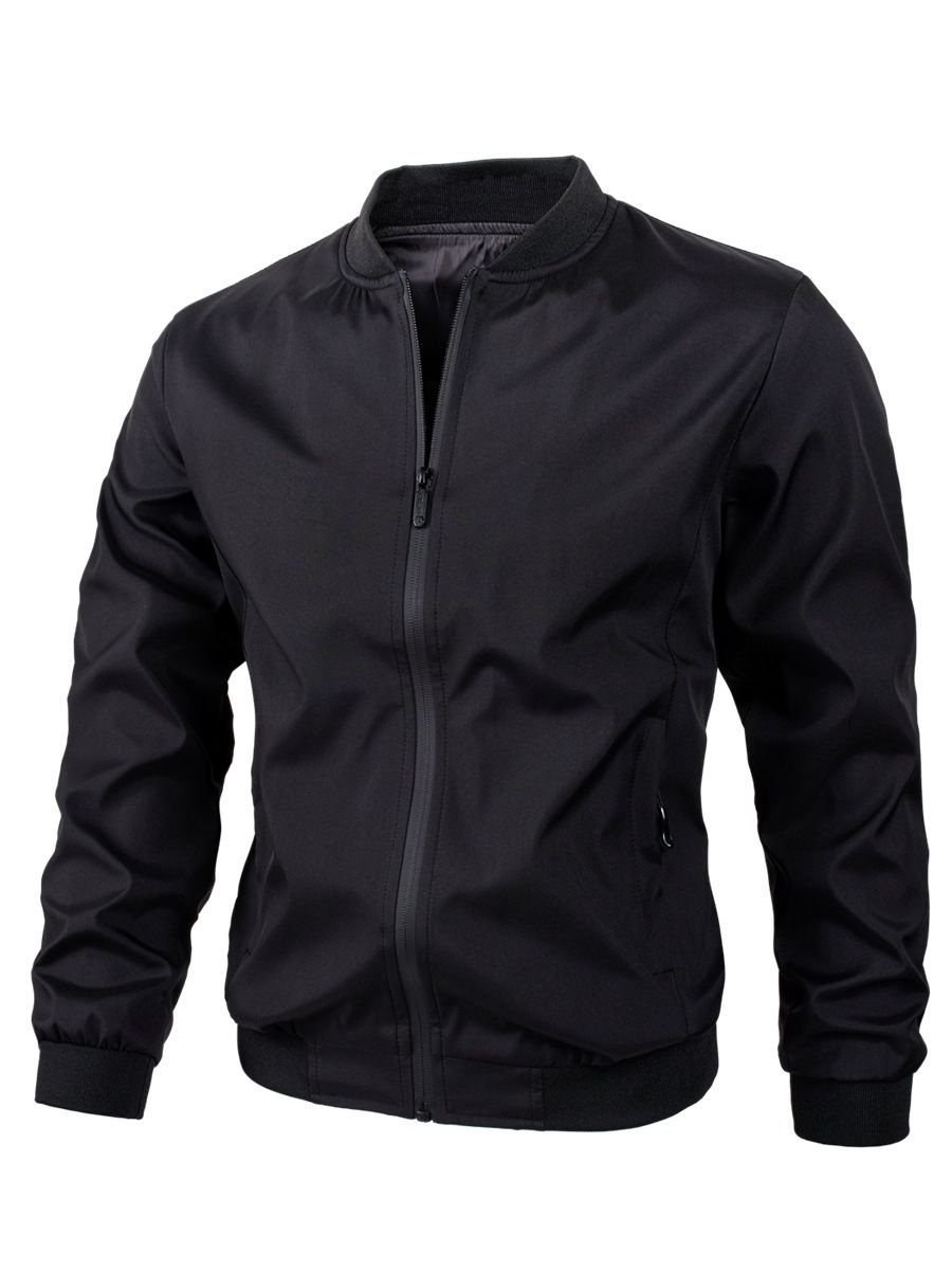 Custom Men's Jacket Windproof Autumn Long Sleeve Casual Jacket Coat Baseball Bomber Jackets