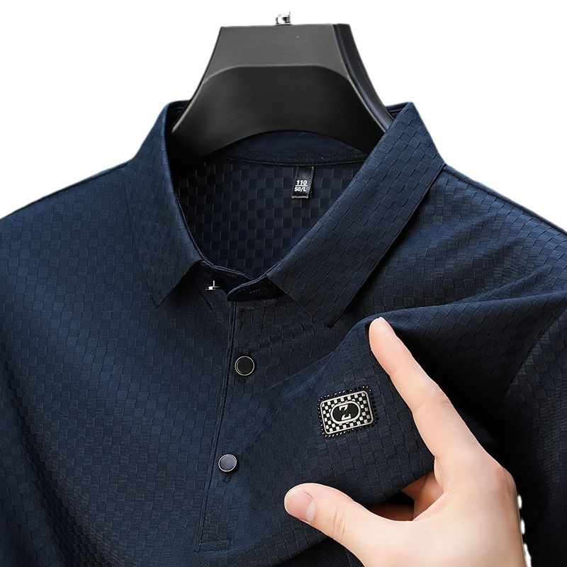 wholesale high quality New Men's T-shirt Quick Dry Shirts Men T shirts Man Polo T-shirts For Male Tops  T-Shirts