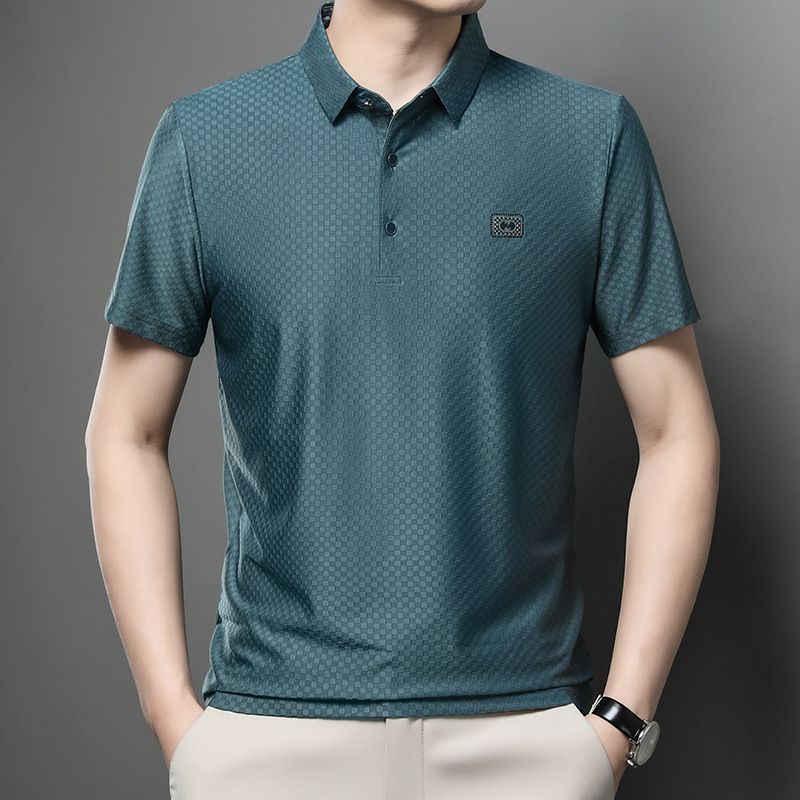 wholesale high quality New Men's T-shirt Quick Dry Shirts Men T shirts Man Polo T-shirts For Male Tops  T-Shirts