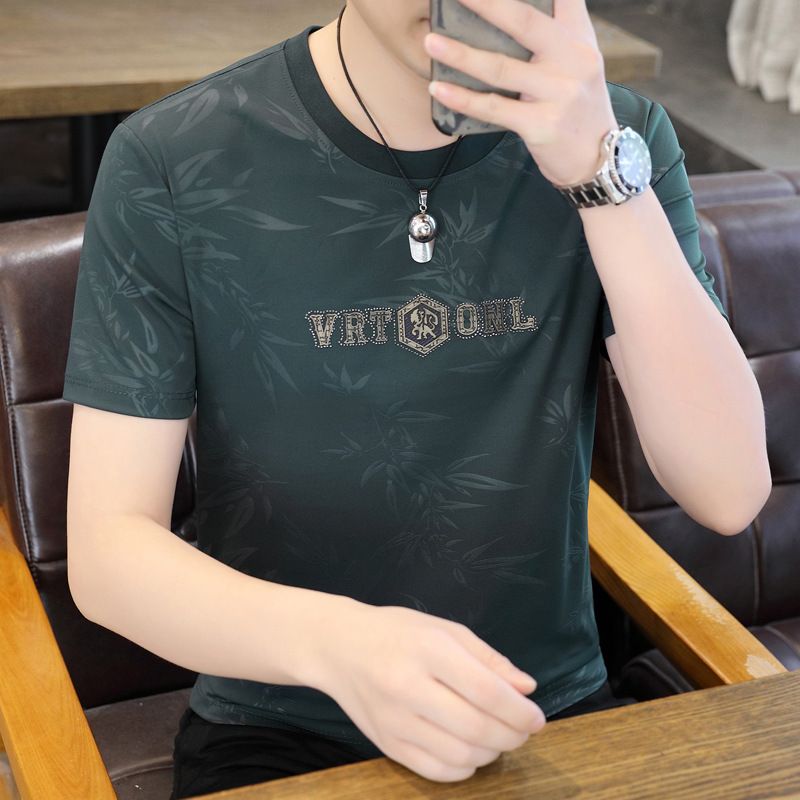 Custom printing Knitted shirt short-sleeved T-shirt summer men's clothing t shirt for men  T-Shirts