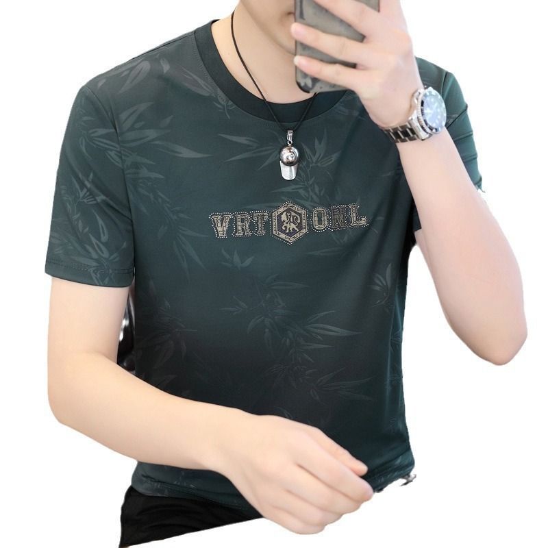 Custom printing Knitted shirt short-sleeved T-shirt summer men's clothing t shirt for men  T-Shirts