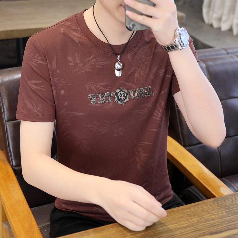 Custom printing Knitted shirt short-sleeved T-shirt summer men's clothing t shirt for men  T-Shirts