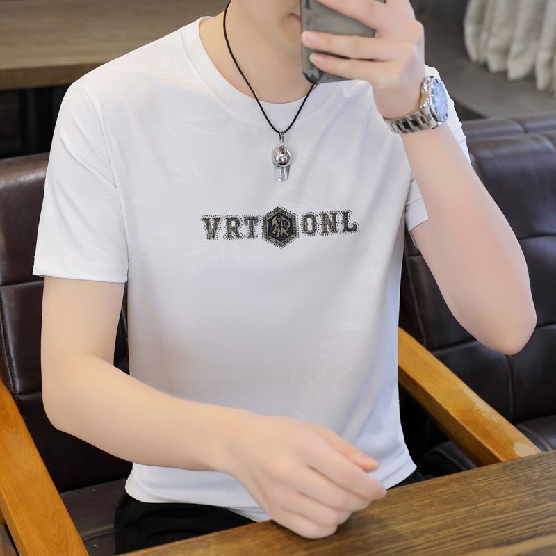 Custom printing Knitted shirt short-sleeved T-shirt summer men's clothing t shirt for men  T-Shirts