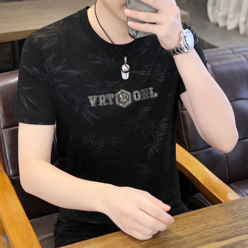 Custom printing Knitted shirt short-sleeved T-shirt summer men's clothing t shirt for men  T-Shirts