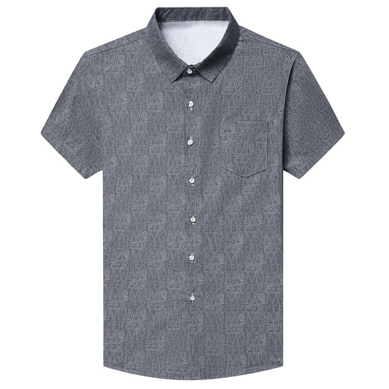 Custom Tropical Print Shirts Short Sleeve Casual Collared Mens Hawaiian Shirt for Men   T-Shirts