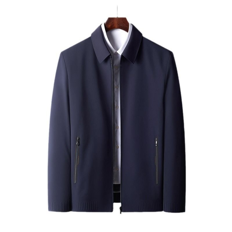 Men's High Quality Customizable Autumn Winter Sports Jacket Business Casual Windbreaker Zipper Closure Trendy Outdoor Rain Wear Coats