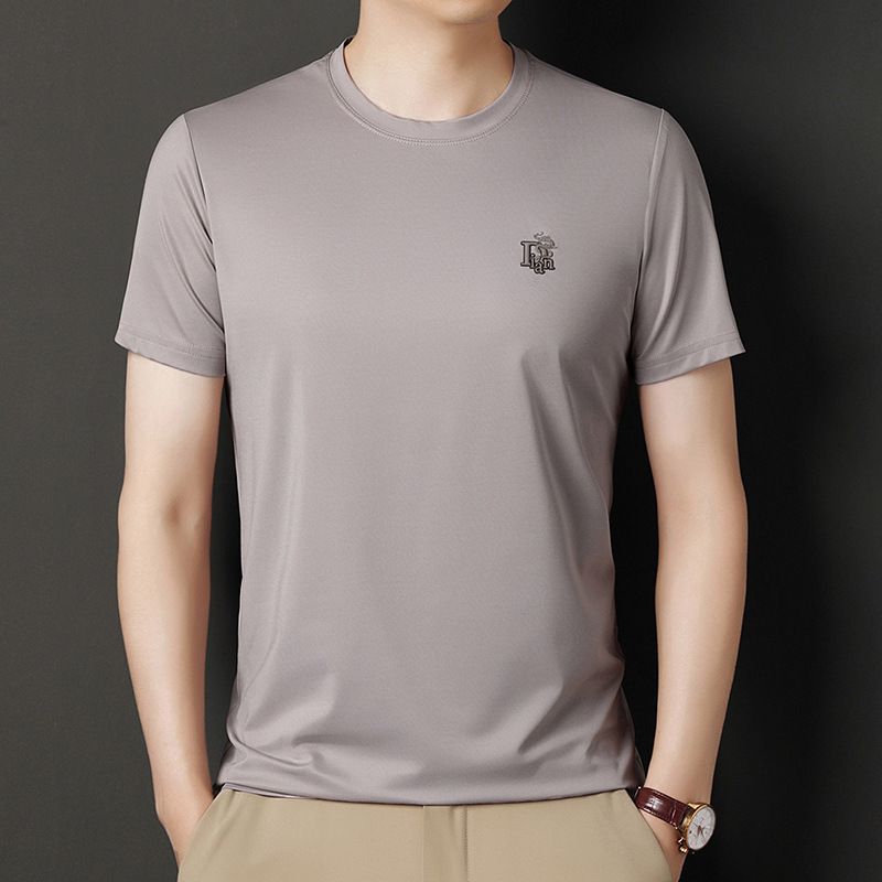 plain oversized blank custom screen print heavyweight polo clothes plus size men's t-shirts