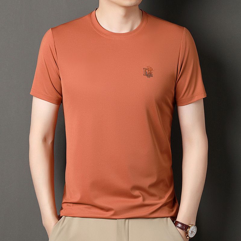 plain oversized blank custom screen print heavyweight polo clothes plus size men's t-shirts