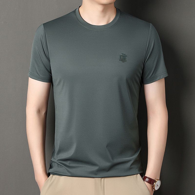 plain oversized blank custom screen print heavyweight polo clothes plus size men's t-shirts