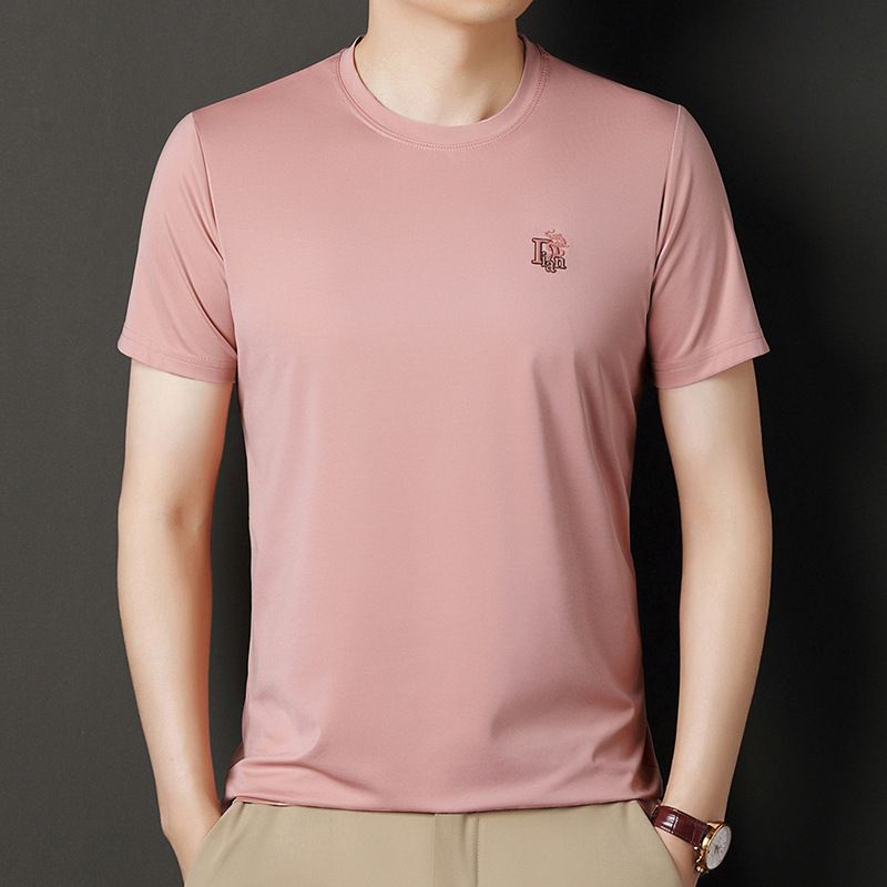 plain oversized blank custom screen print heavyweight polo clothes plus size men's t-shirts