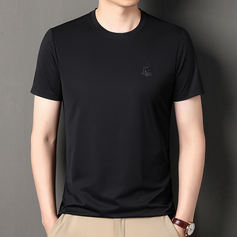 plain oversized blank custom screen print heavyweight polo clothes plus size men's t-shirts