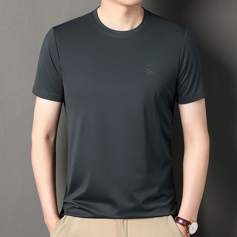 plain oversized blank custom screen print heavyweight polo clothes plus size men's t-shirts