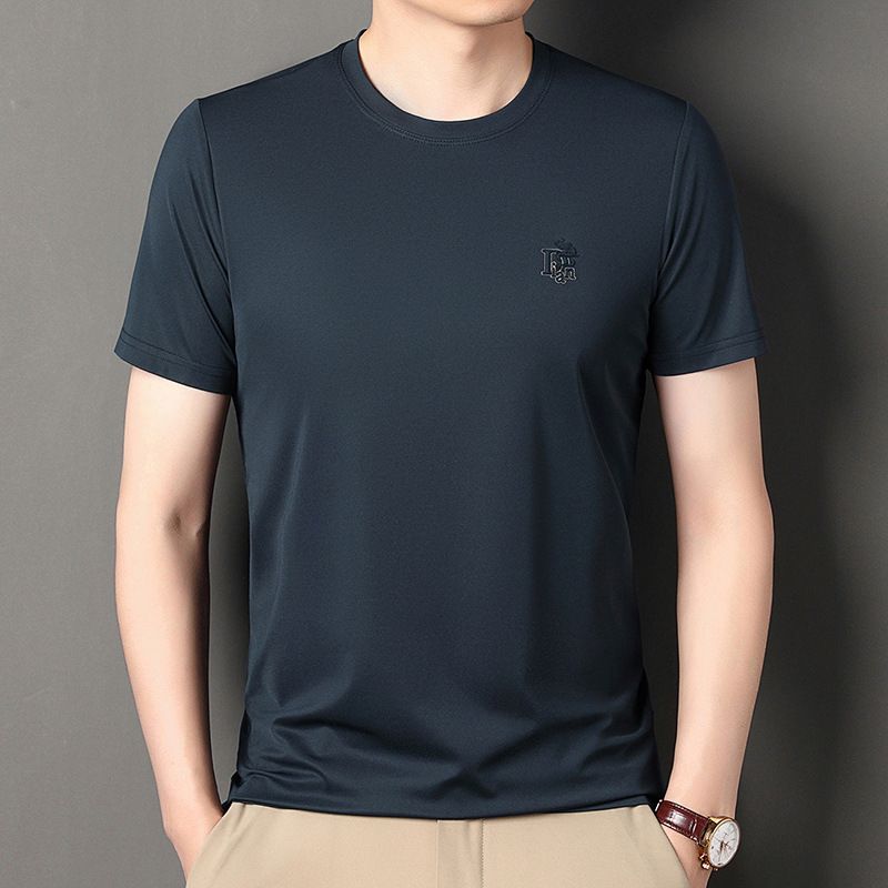 plain oversized blank custom screen print heavyweight polo clothes plus size men's t-shirts