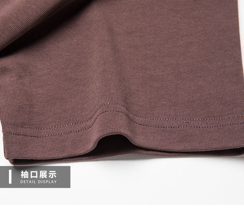 Wholesale Custom organic shirt Men's classical style solid color Casual hemp cotton blended t-shirts