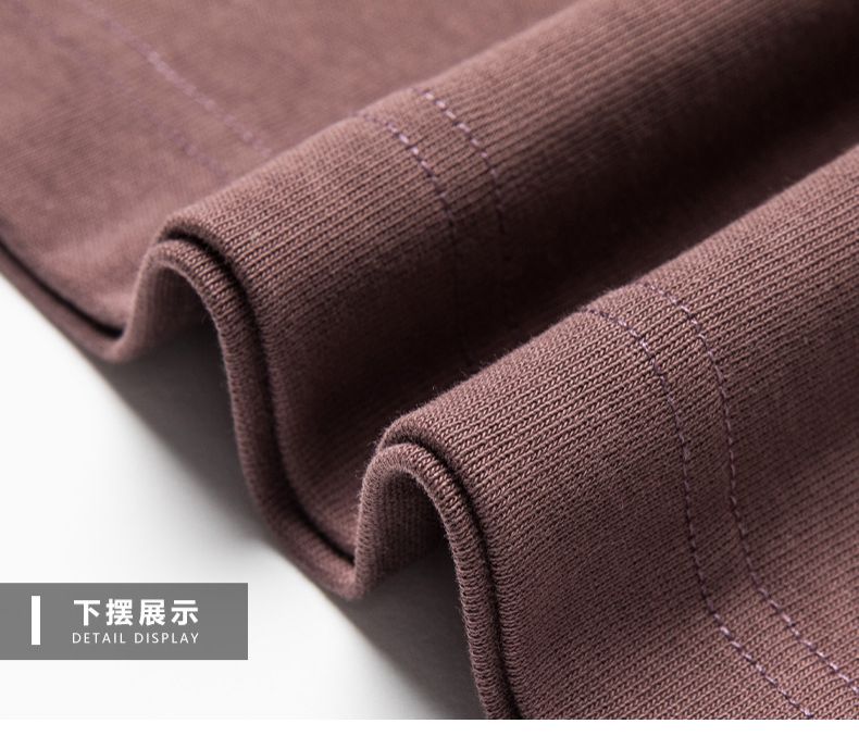 Wholesale Custom organic shirt Men's classical style solid color Casual hemp cotton blended t-shirts