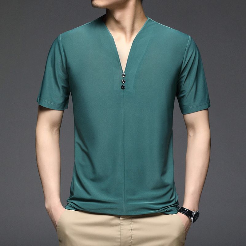 Summer new arrival crew neck short sleeve slim fit man's 4XL man shirt T-Shirts