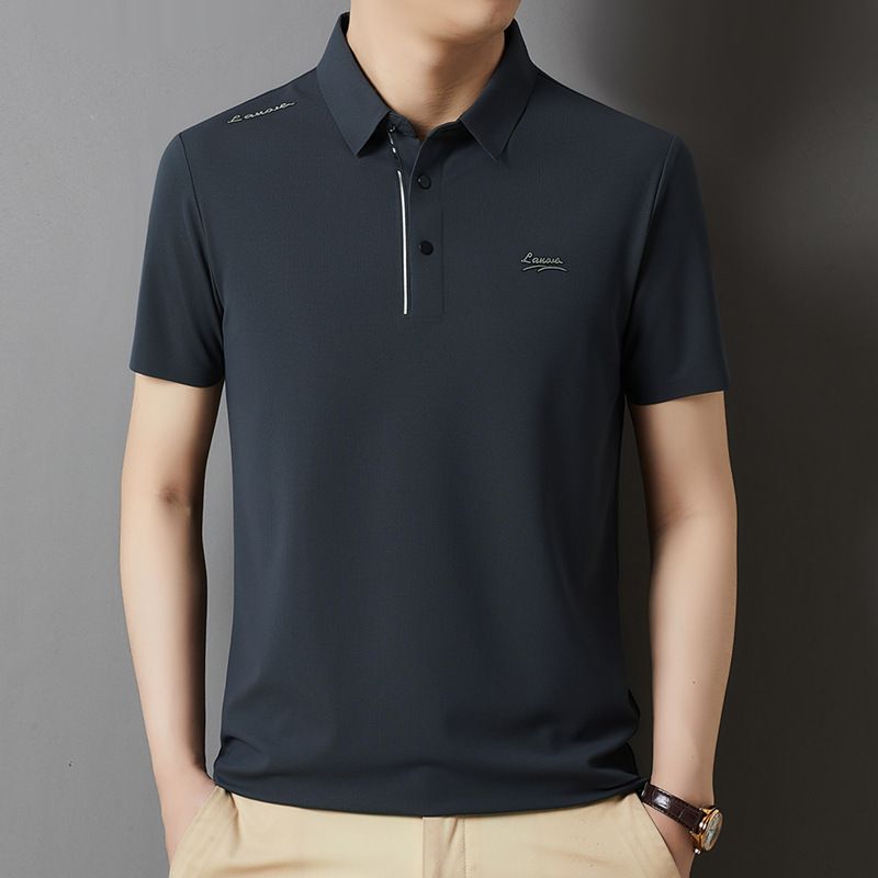 Custom embroidery  Tennis t shirt knitted Men's Polo Shirts golf Sporty Tops Apparel  T-Shirts