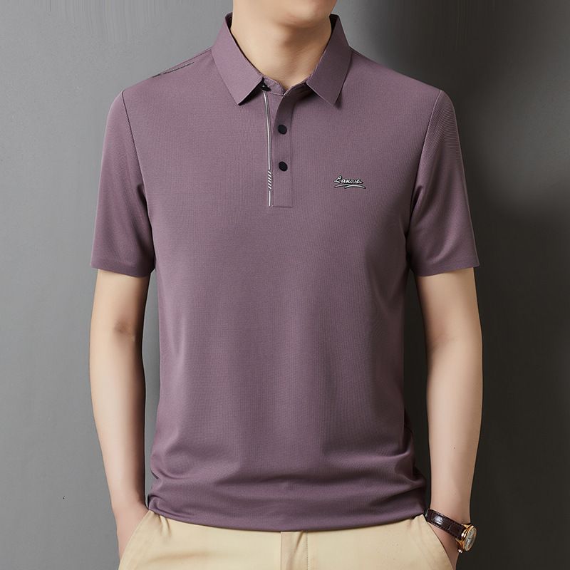 Custom embroidery  Tennis t shirt knitted Men's Polo Shirts golf Sporty Tops Apparel  T-Shirts