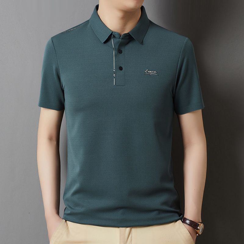 Custom embroidery  Tennis t shirt knitted Men's Polo Shirts golf Sporty Tops Apparel  T-Shirts