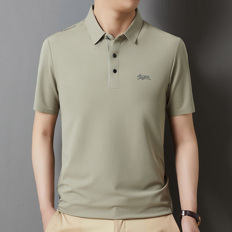 Custom embroidery  Tennis t shirt knitted Men's Polo Shirts golf Sporty Tops Apparel  T-Shirts