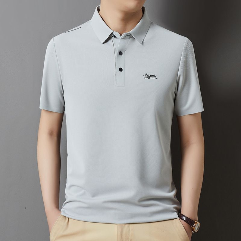 Custom embroidery  Tennis t shirt knitted Men's Polo Shirts golf Sporty Tops Apparel  T-Shirts