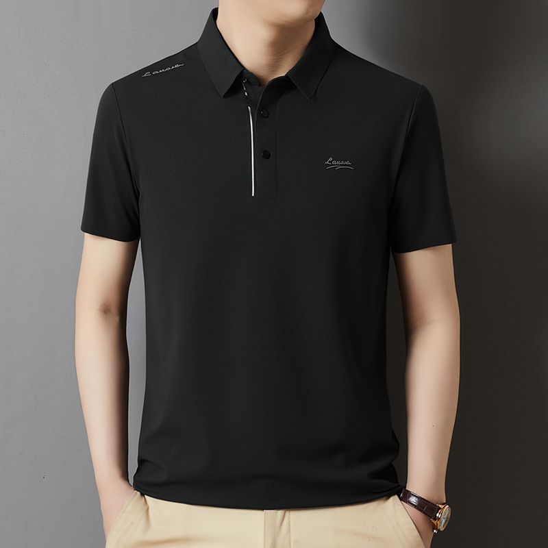 Custom embroidery  Tennis t shirt knitted Men's Polo Shirts golf Sporty Tops Apparel  T-Shirts