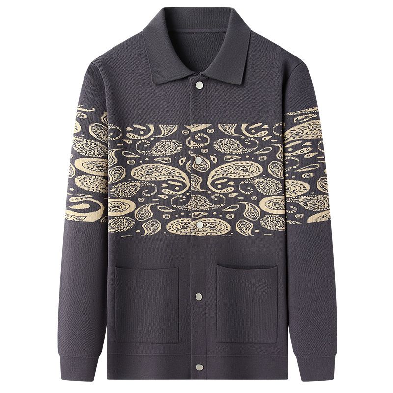Jacket Men's Brand Fashion Pocket Sweater Cardigan Breathable Spring And Autumn Casual Coat