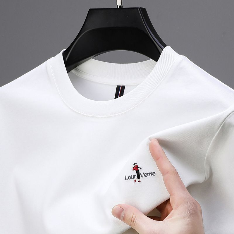 Summer men's short sleeved polo shirt business lapel men's polo shirt men's short sleeved T-shirt