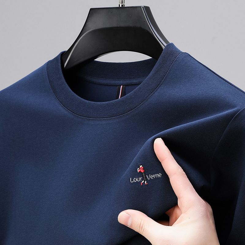 Summer men's short sleeved polo shirt business lapel men's polo shirt men's short sleeved T-shirt