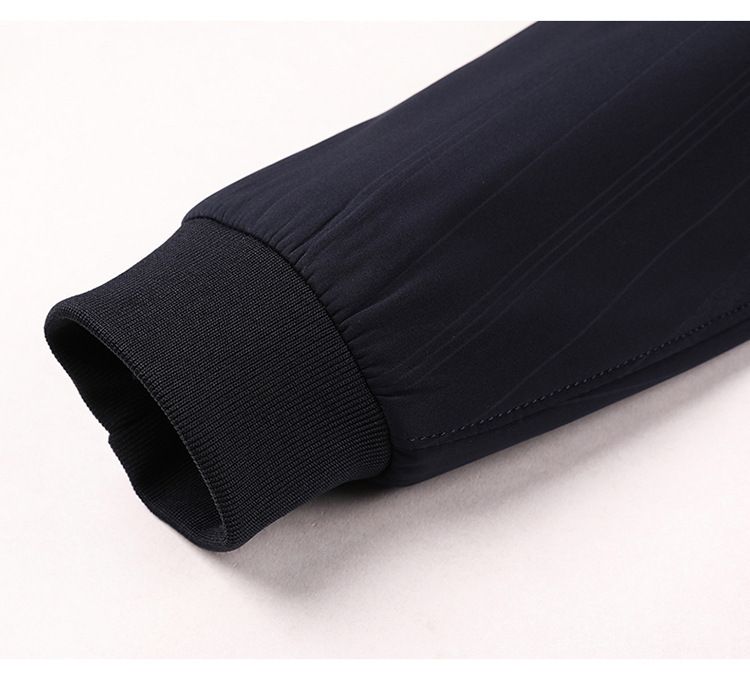 Fall Thin Business Collar Light Luxury High-end Long Sleeve Casual Blank Zip Up Custom Logo Jacket Men Coats